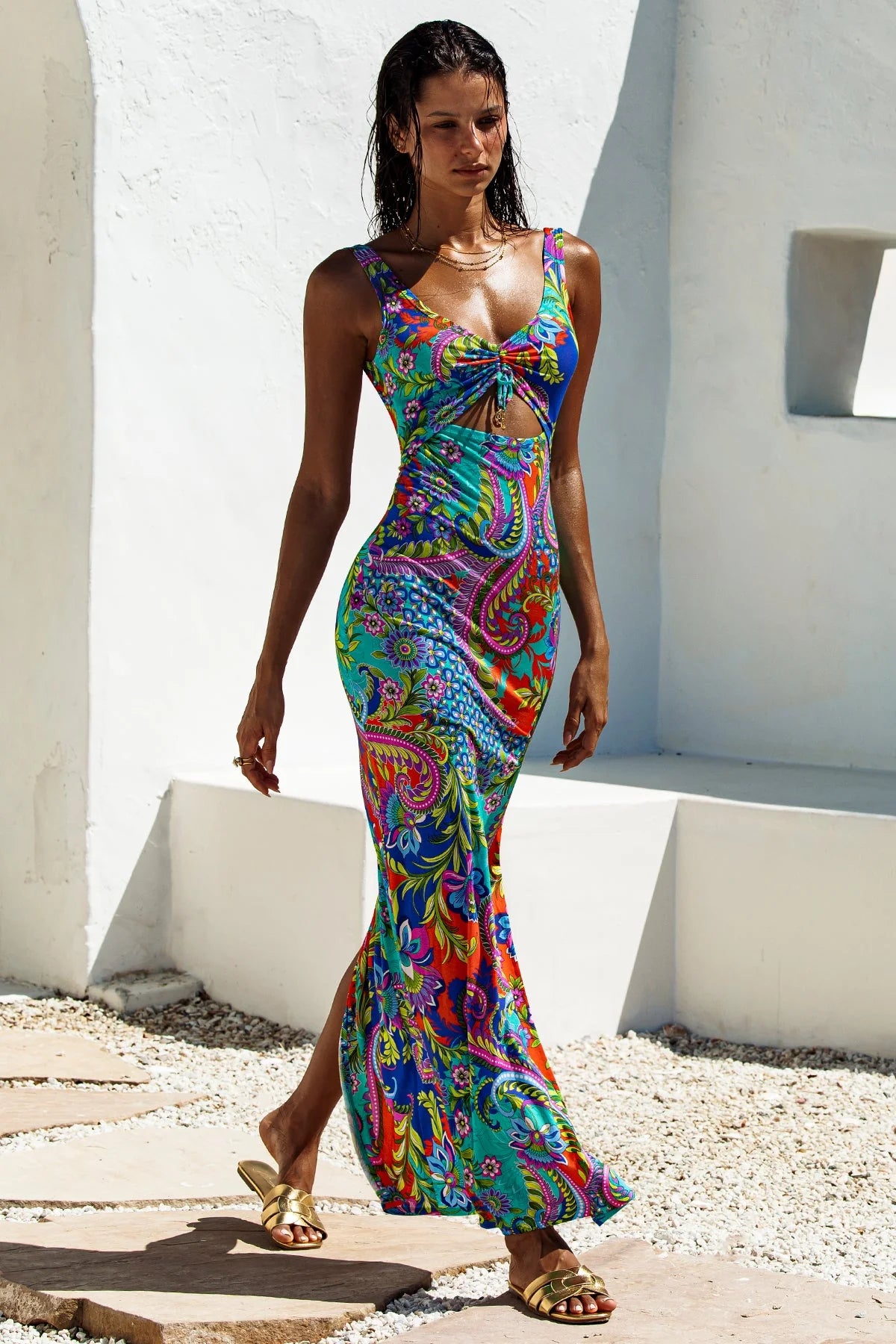 Luli Fama, In the Groove, Peek a Boo, Maxi Dress