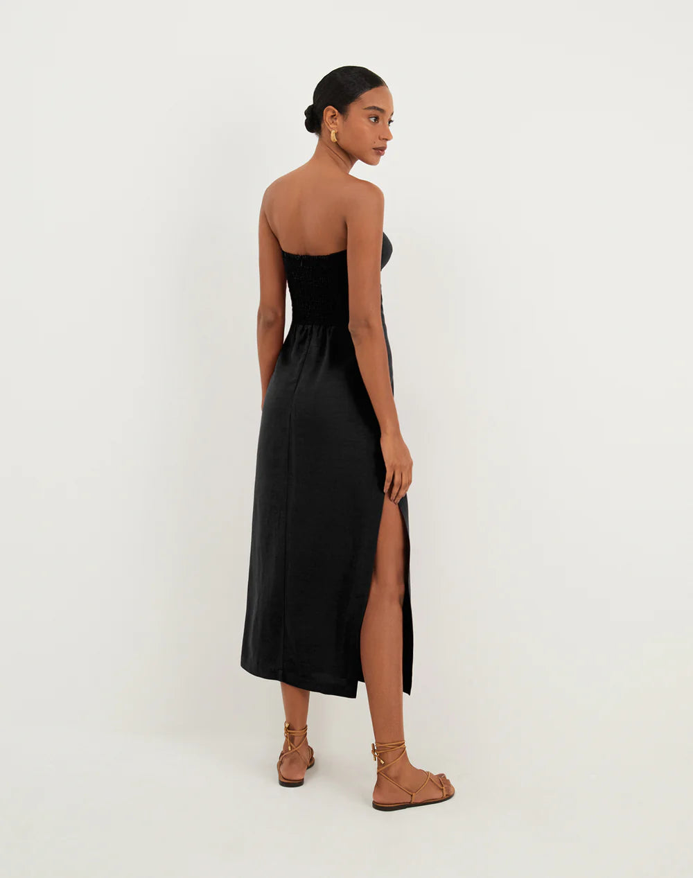 Vix Swimwear, Emilia Midi Black Dress