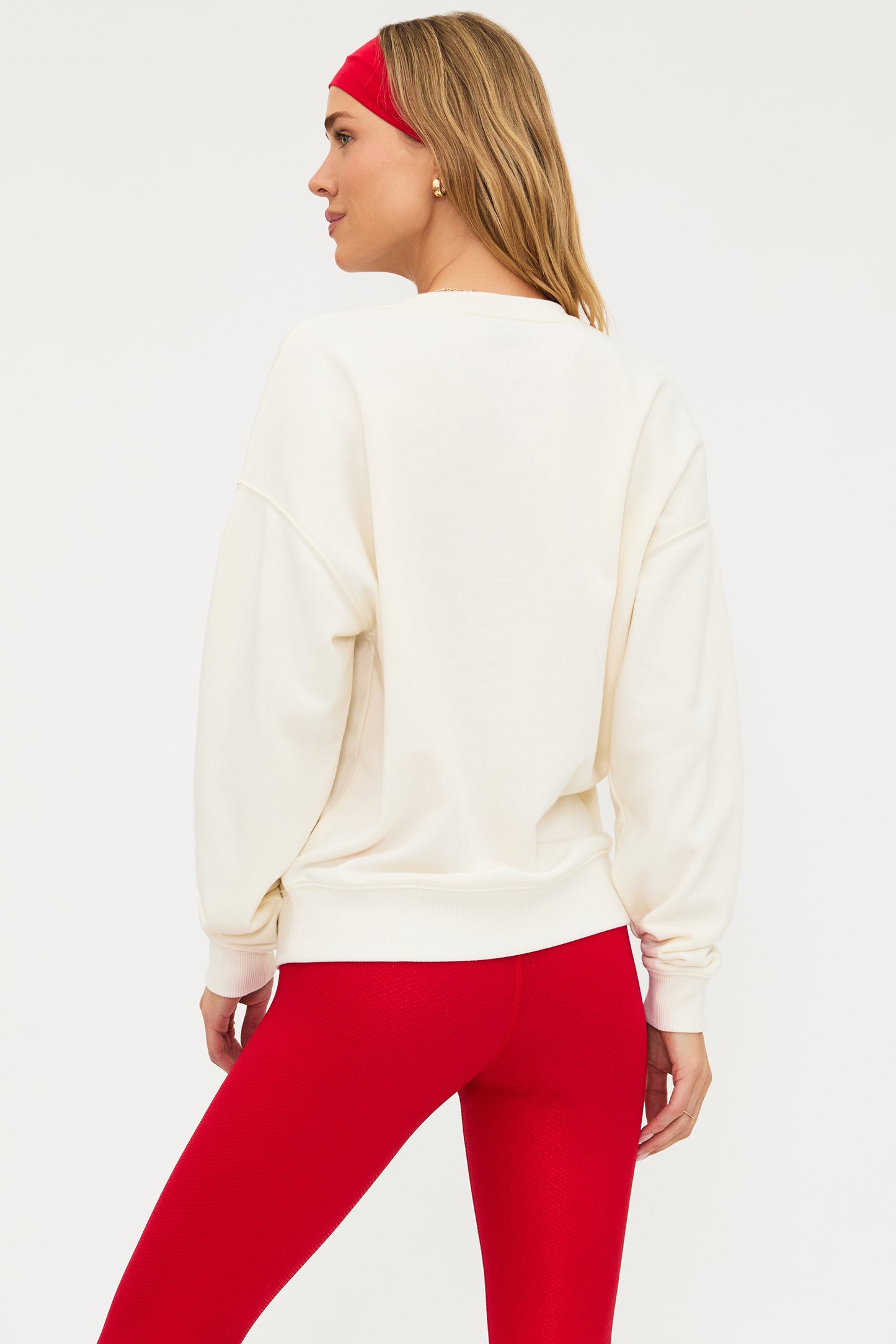 Beach Riot, Devyn Oversized Sweatshirt Frosted FA LA LA