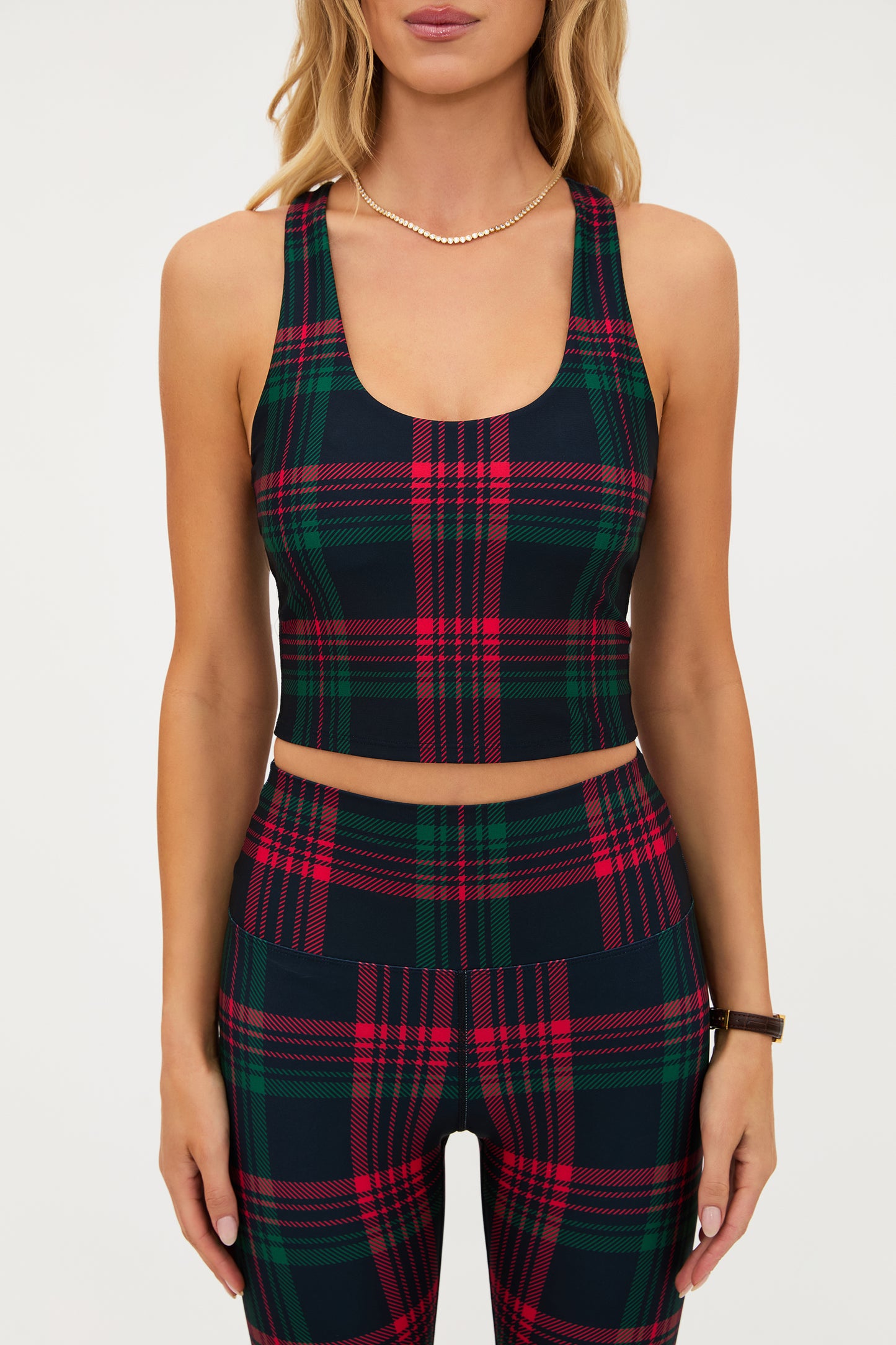 Beach Riot, Yara Top in Ribbon Plaid